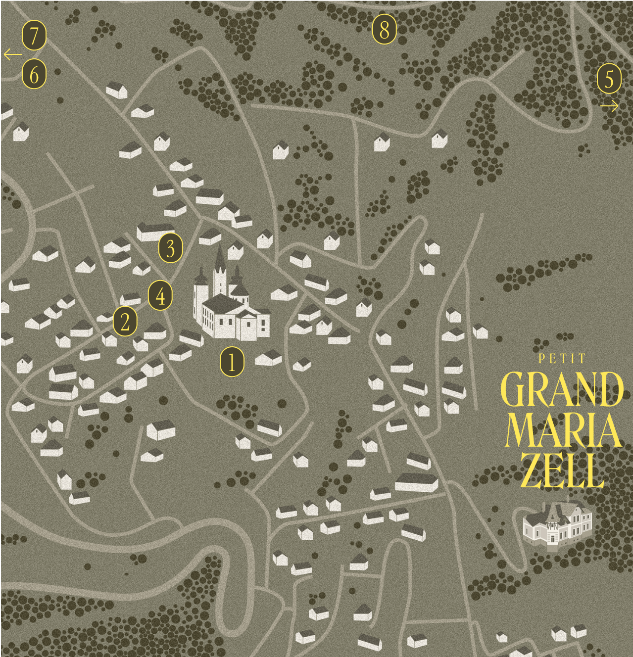 Petit Grand Maria Zell / Umgebungskarte